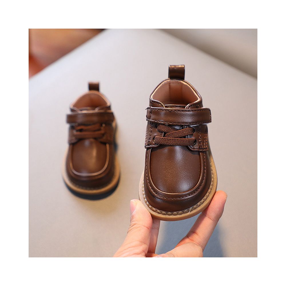 Baby walking shoes with soft soles baby British style leather shoes for 1 3 years old 2 years old spring for boys and girls children s shoes for boys