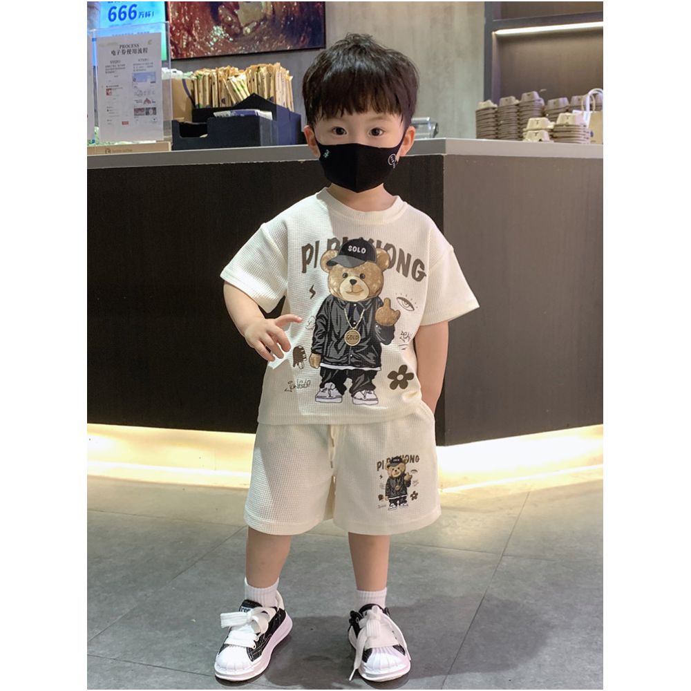 Boys Summer Set Handsome Boys Baby Short sleeved Shorts 2025 New Children s Summer Dress Trendy Boys Summer image 3