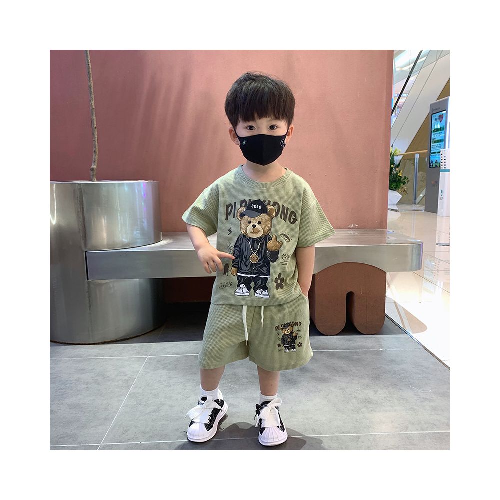 Boys Summer Set Handsome Boys Baby Short sleeved Dress Trendy Boys Summer