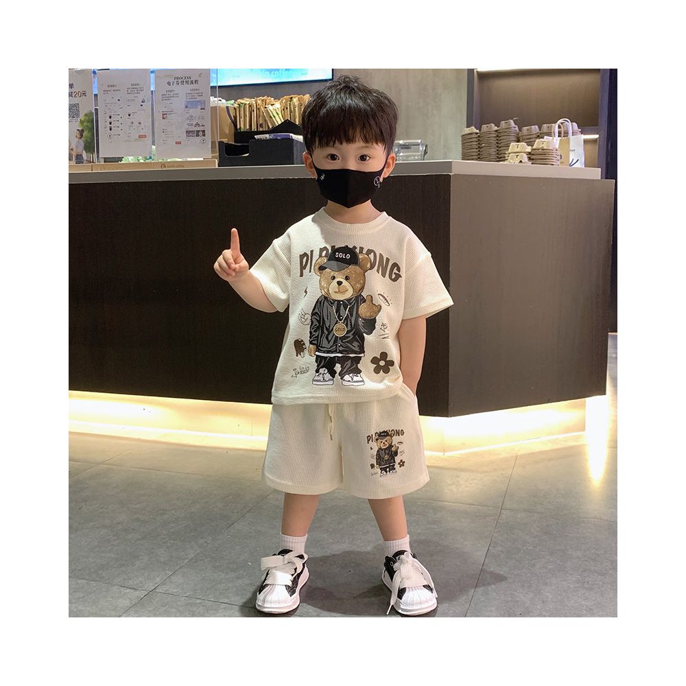Boys Summer Set Handsome Boys Baby Short sleeved Dress Trendy Boys Summer