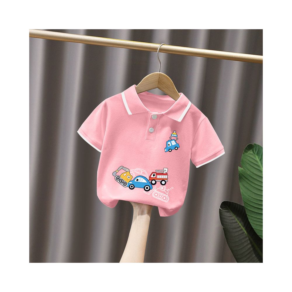 Boys short sleeved set 3 year old baby Korean style and Western style polo shirt summer clothes children s summer popular and handsome clothes