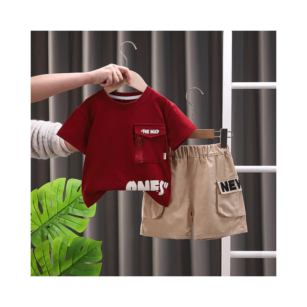Boys Summer Short Sleeve Set  New Children s Summer Thin Clothes for Children 1 2 3 Year Old Baby Summer Clothes
