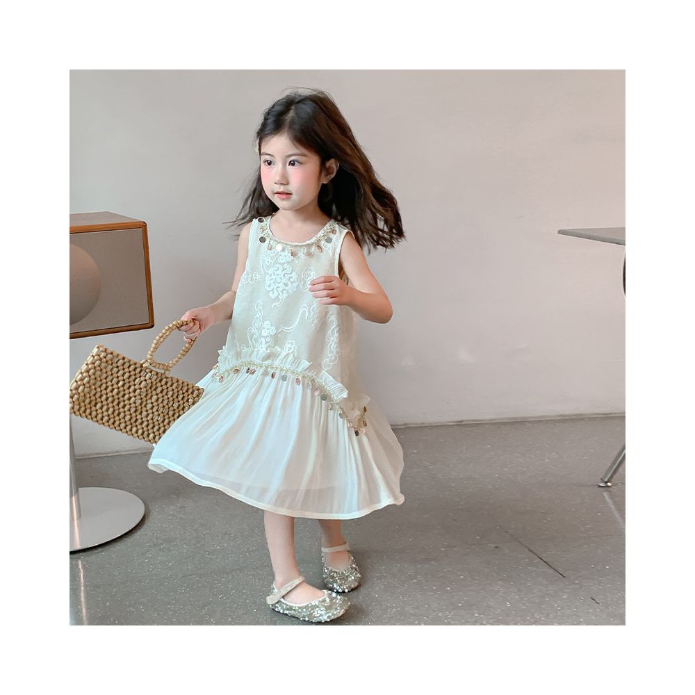 Clearance Girls Dress New Fashionable Baby Bohemian Style Vest Princess Dress Children s Summer Dress