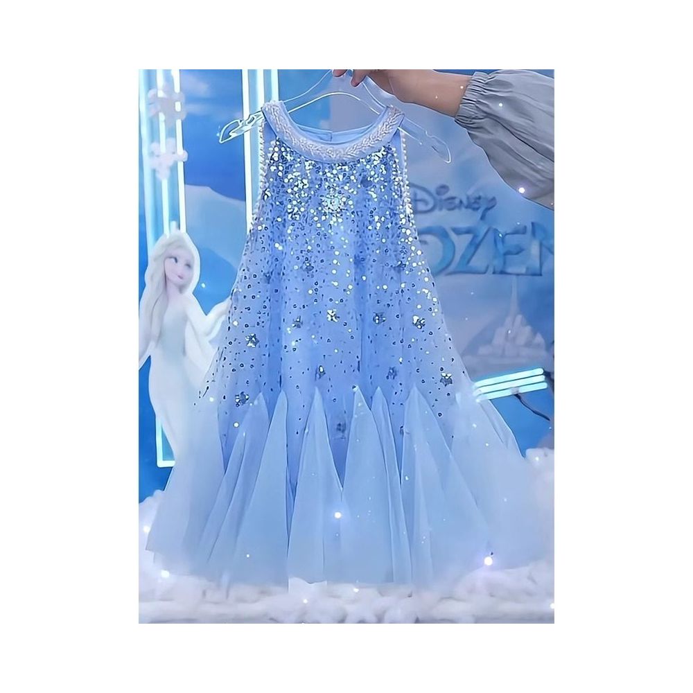 Girls Summer New Children s Frozen Summer Dress Girls Summer Elsa Princess Dress