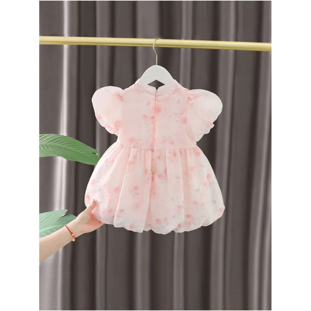 Girls Summer Dress 2025 New Style Little Girl Baby Summer Children s Summer Dress Chinese National Style Princess Dress image 1