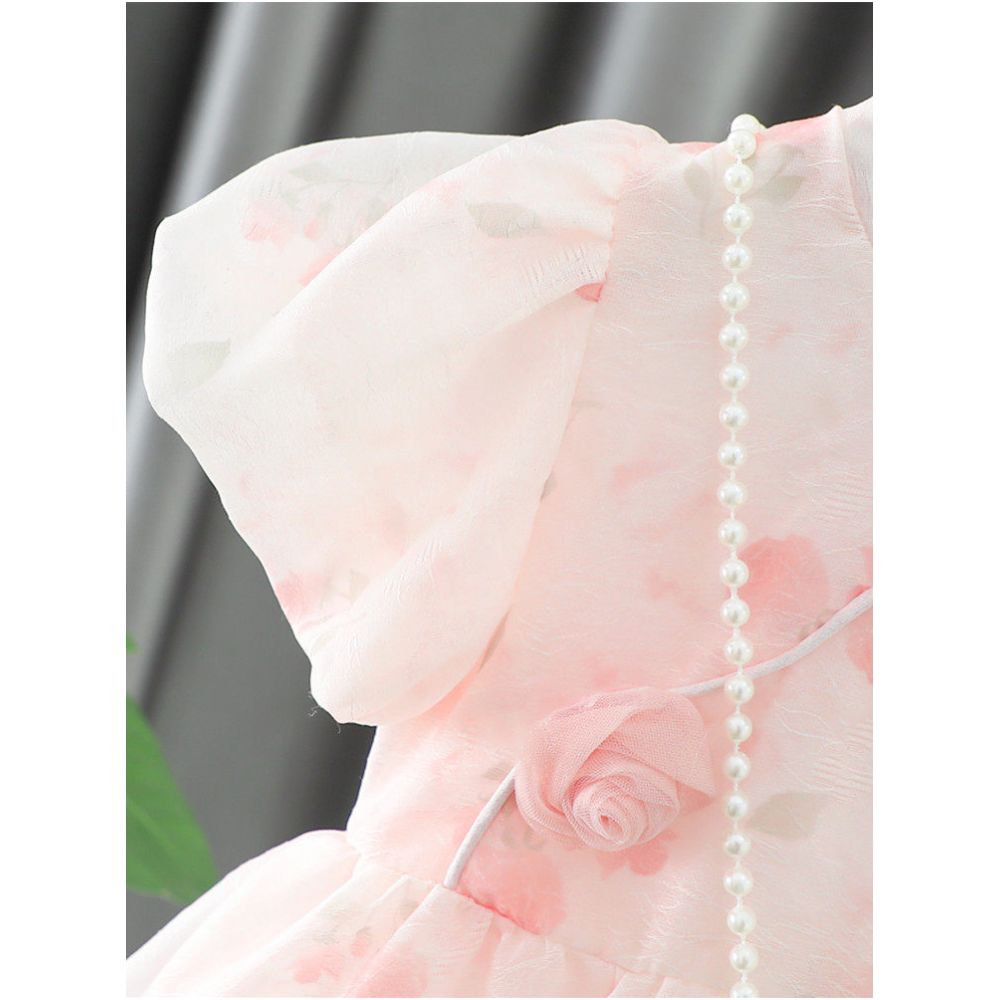 Girls Summer Dress 2025 New Style Little Girl Baby Summer Children s Summer Dress Chinese National Style Princess Dress image 4