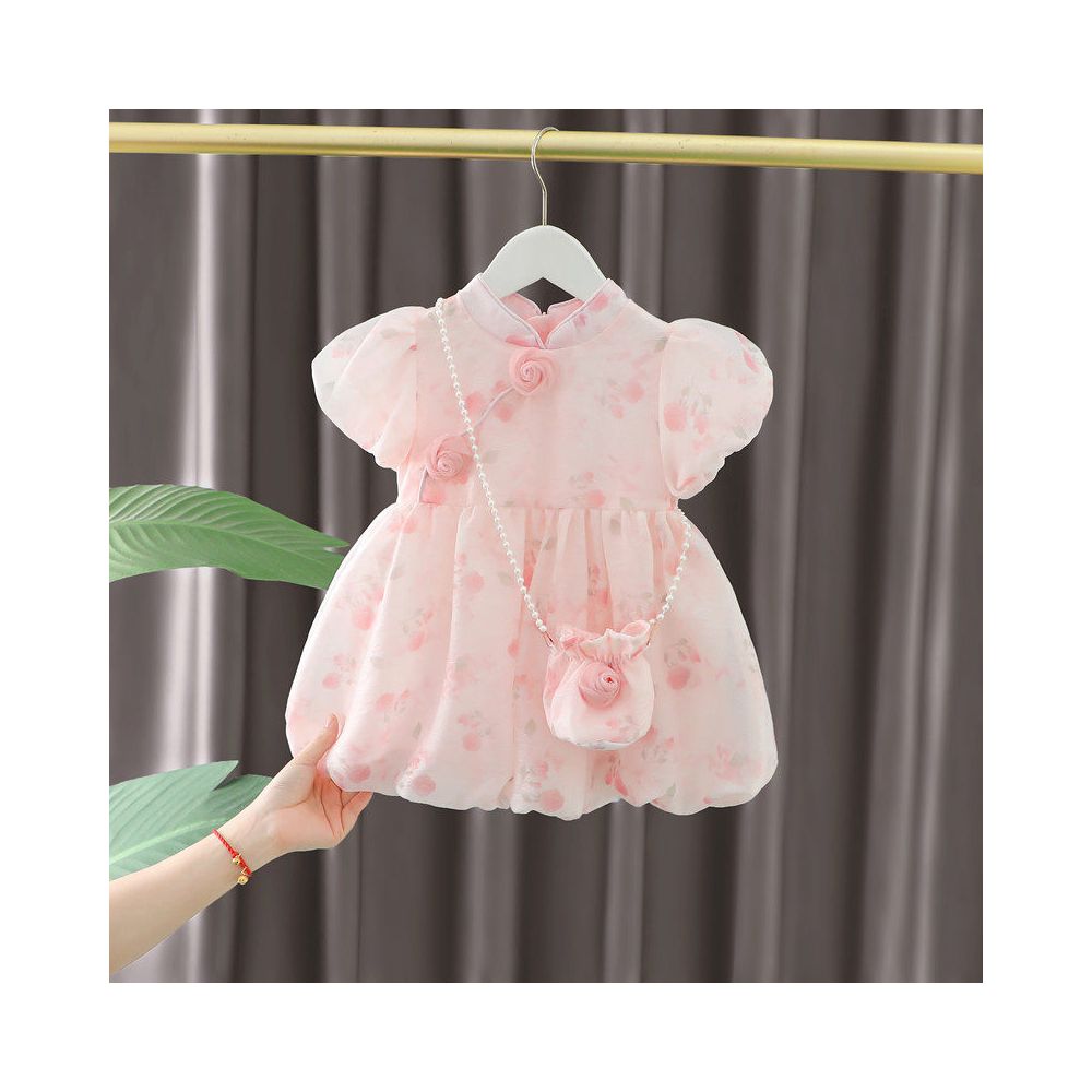 Girls Summer Dress  New Style Little Girl Baby Summer Children s Summer Dress Chinese National Style Princess Dress