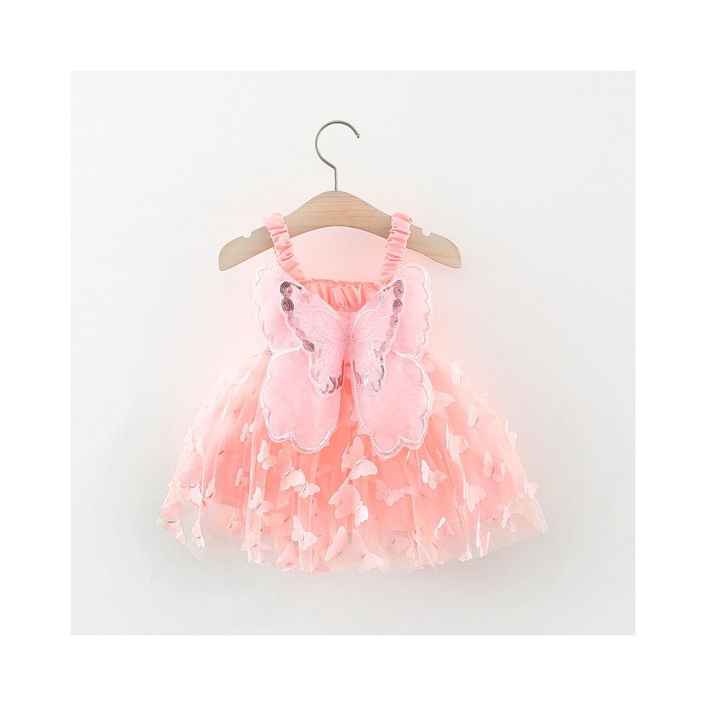 Brand clearance container removal camisole dress back bow mesh splicing skirt children s fashionable skirt parent child outfit