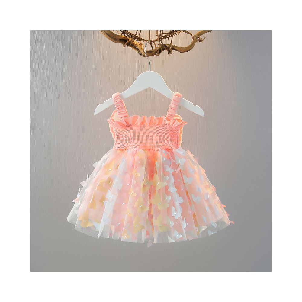 Girls dress summer dress 2025 new style baby girl dress princess dress children s suspender dress summer trend image 1