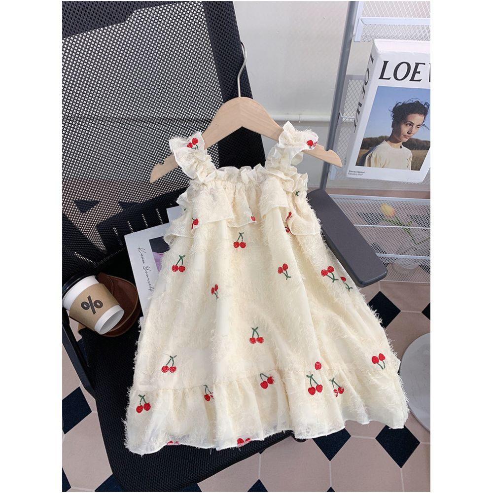 Girls dress summer dress 2025 new one year old baby dress princess dress summer children s suspender dress image 1