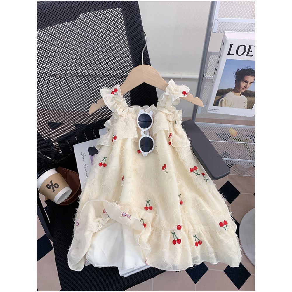 Girls dress summer dress 2025 new one year old baby dress princess dress summer children s suspender dress image 2