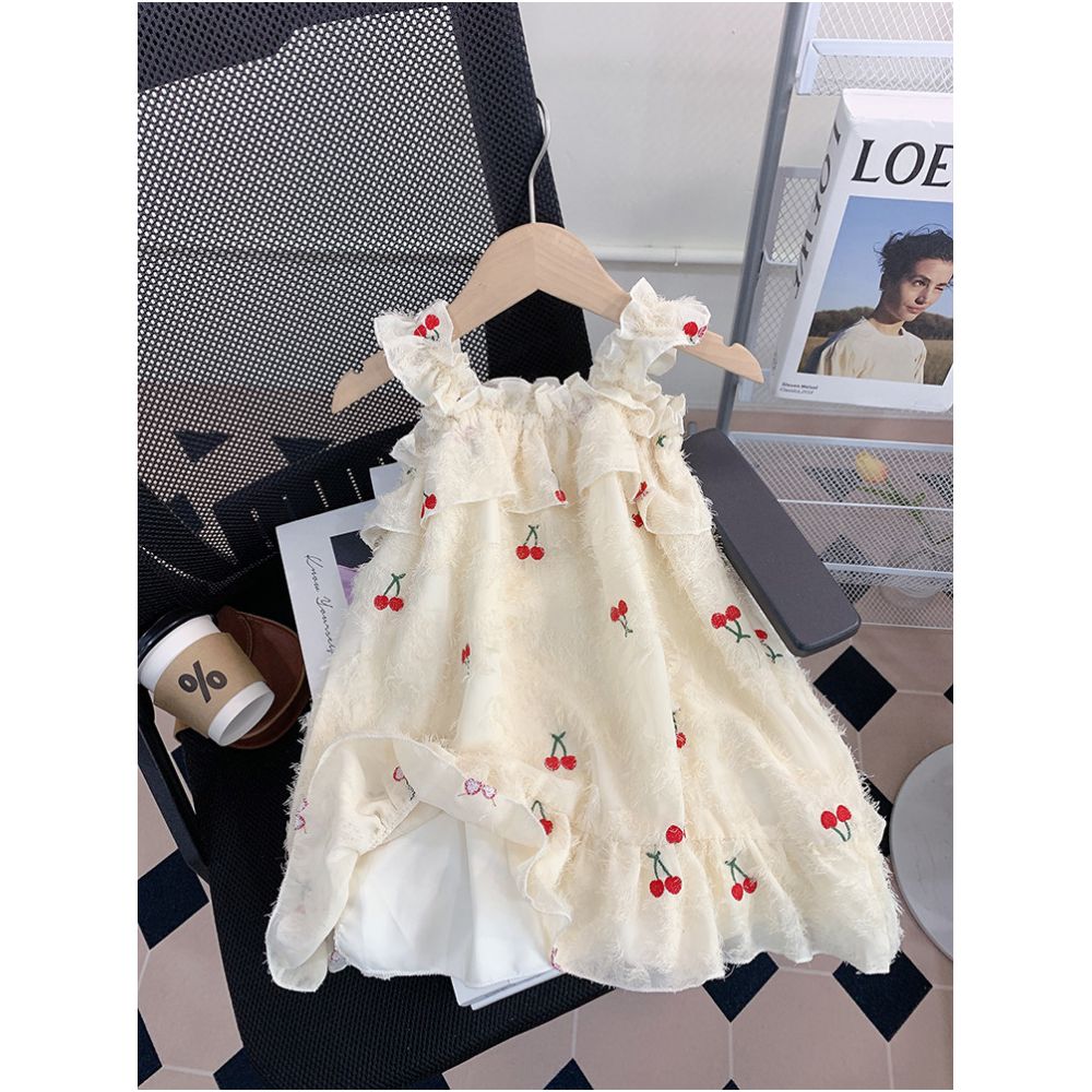 Girls dress summer dress 2025 new one year old baby dress princess dress summer children s suspender dress image 3