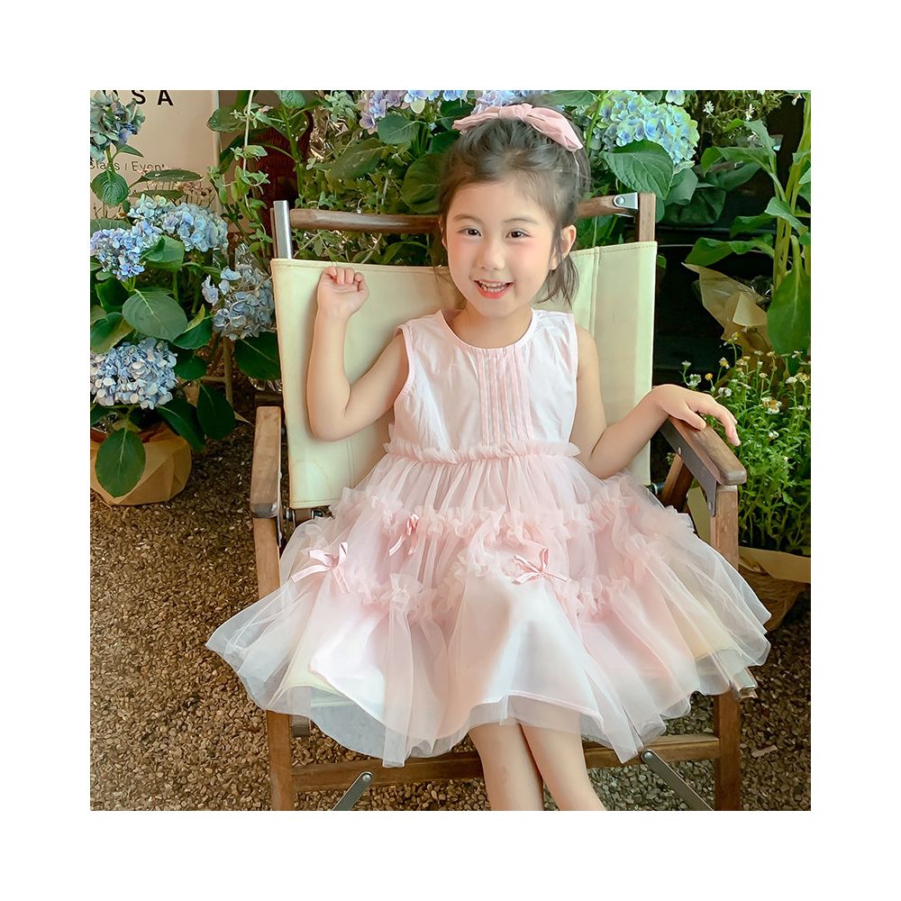 Girls Dress 2025 New Fashionable Girls Tank Top Skirt Children s Summer Dress Baby Girls Summer Princess Skirt