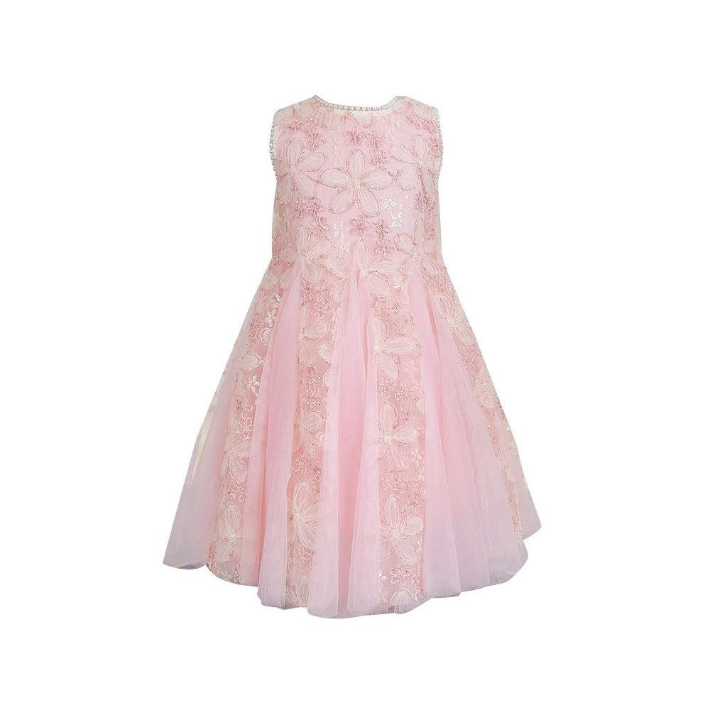 Girls dress summer dress little girls pink mesh princess dress 2025 new skin friendly dress stylish vest dress image 4