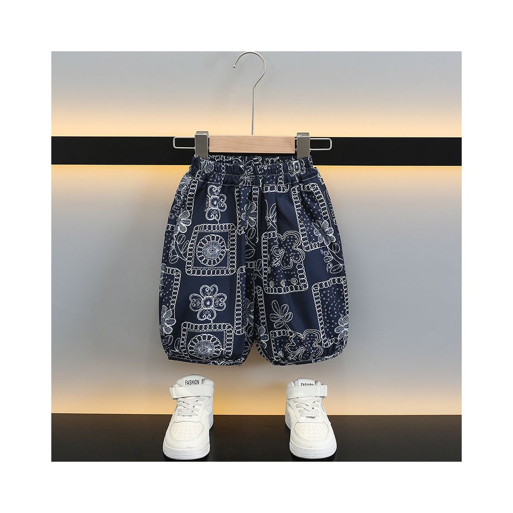 Boys Sleeveless Set Summer Hollow out Sleeveless Polo Shirt 2025 New Children s Pique Handsome Fashionable Thin Two piece Set image 3