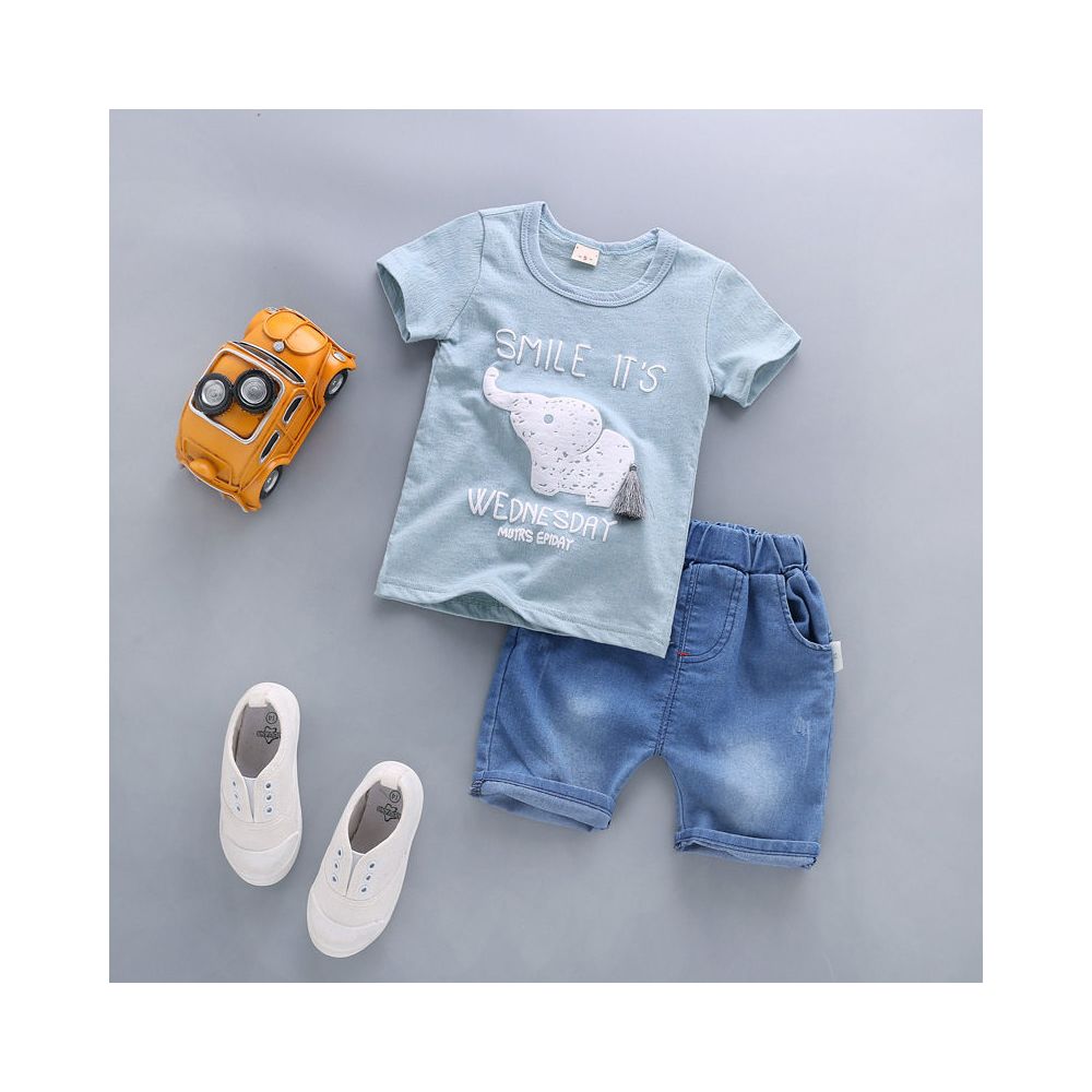 Three fold brand clearance and cabinet withdrawal for men s children s clothing short sleeved polo shirts cartoon clothes pants sets
