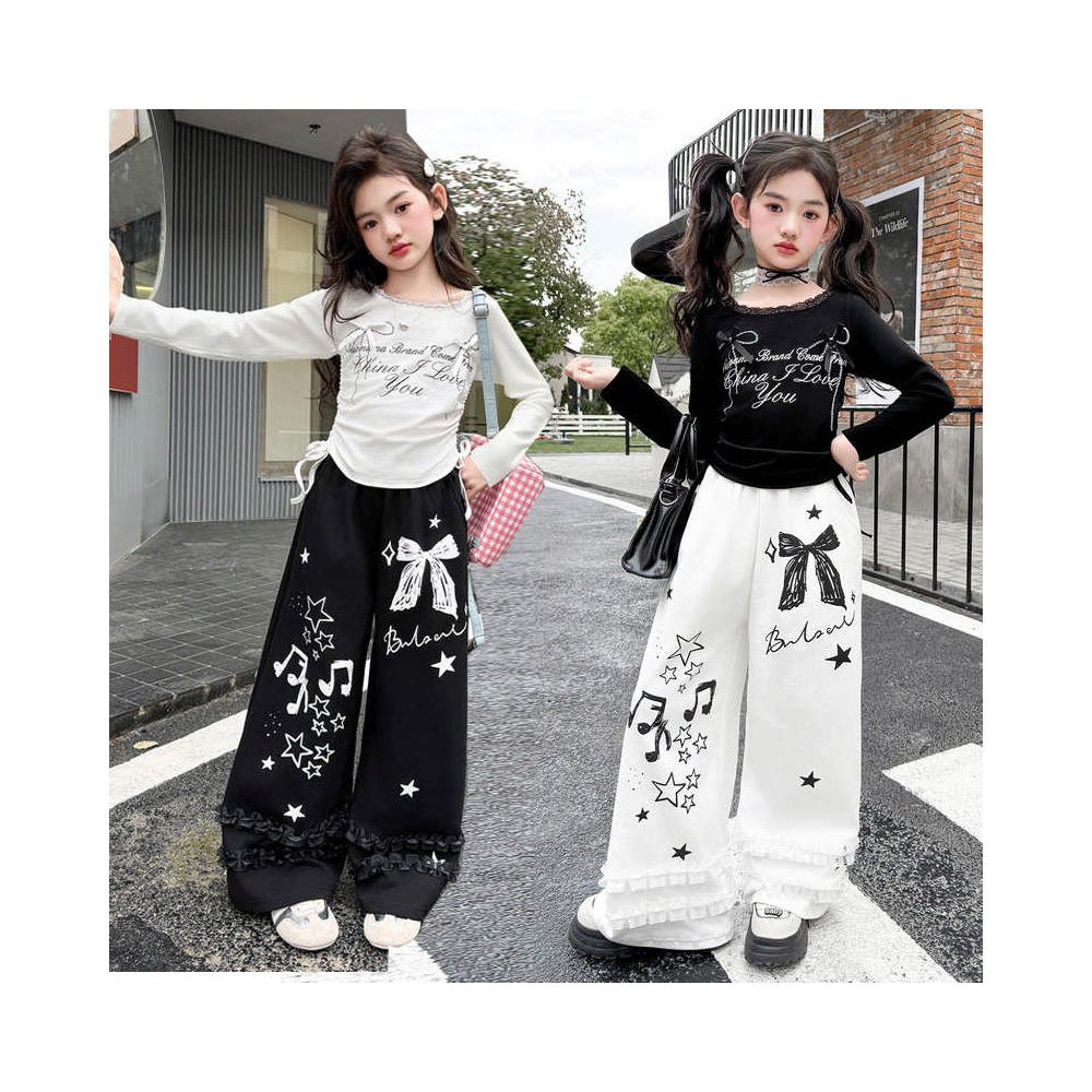 Girls Jazz Dance Set Spring and Autumn Set 2025 New Style Girls Dance Performance Clothing Trendy Cool Fashion Dressing Street Dance image 0