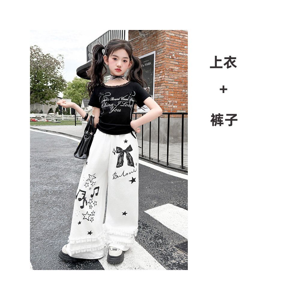Girls Jazz Dance Set Spring and Autumn Set 2025 New Style Girls Dance Performance Clothing Trendy Cool Fashion Dressing Street Dance