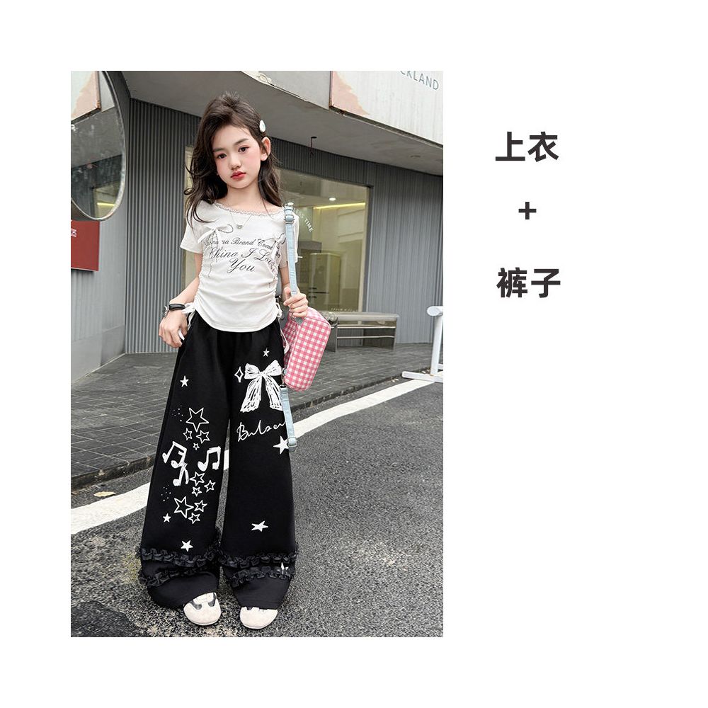 Girls Jazz Dance Set Spring and Autumn Set 2025 New Style Girls Dance Performance Clothing Trendy Cool Fashion Dressing Street Dance