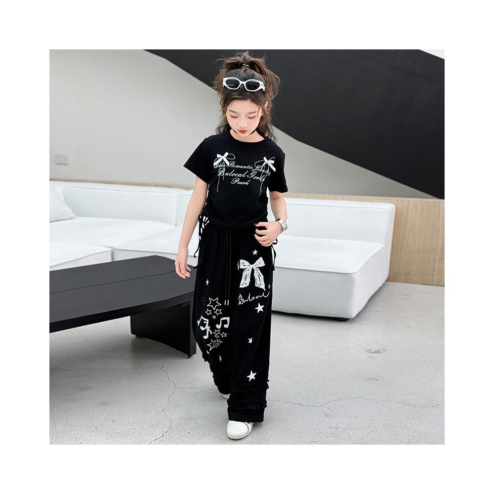 Girls Jazz Dance Set Spring and Autumn Set 2025 New Style Girls Dance Performance Clothing Trendy Cool Fashion Dressing Street Dance