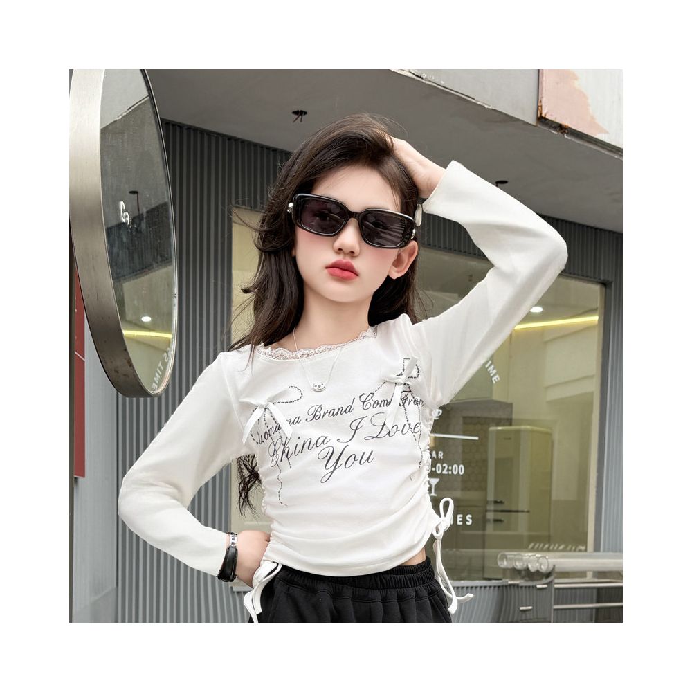 Girls Jazz Dance Set Spring and Autumn Set 2025 New Style Girls Dance Performance Clothing Trendy Cool Fashion Dressing Street Dance