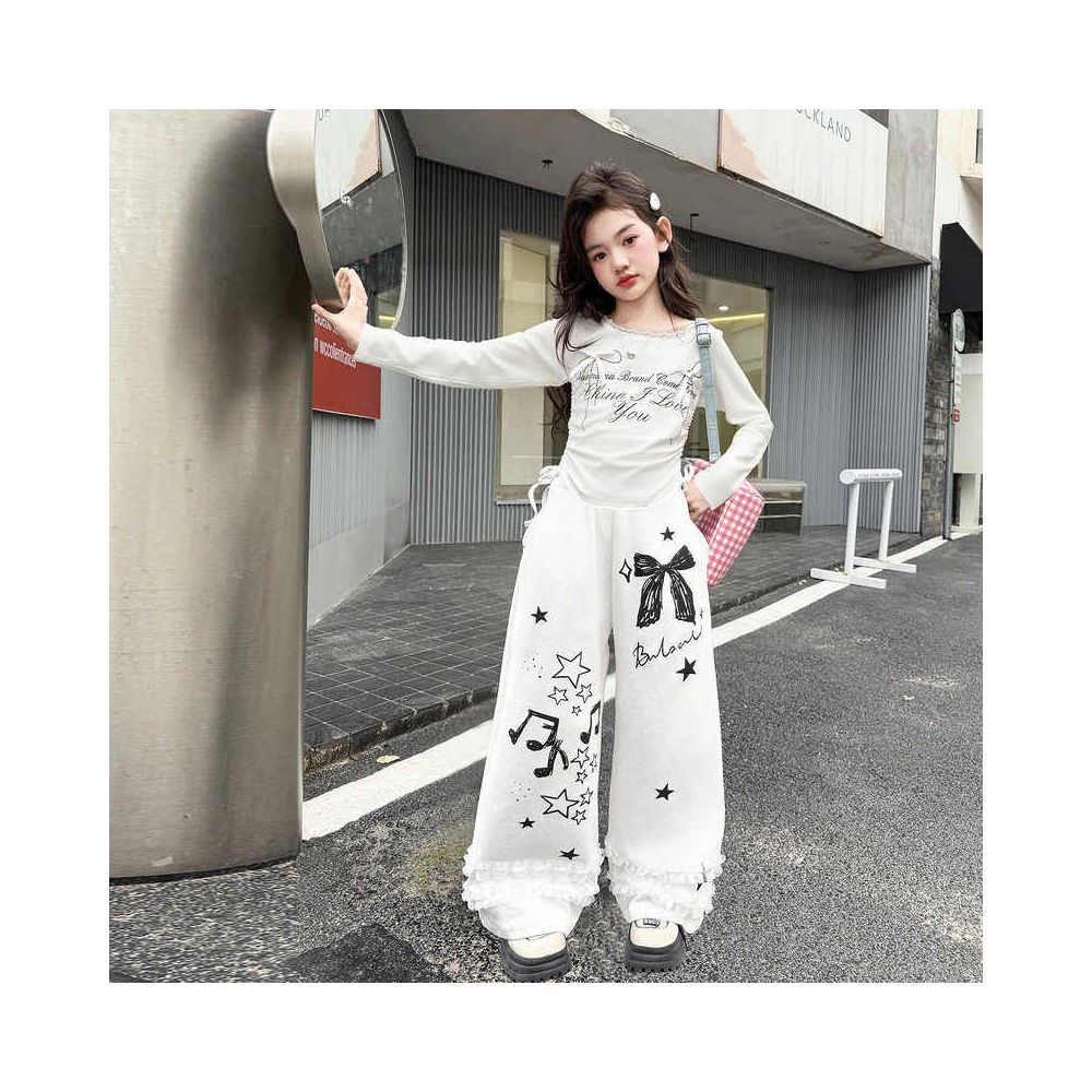Girls Jazz Dance Set Spring and Autumn Set 2025 New Style Girls Dance Performance Clothing Trendy Cool Fashion Dressing Street Dance