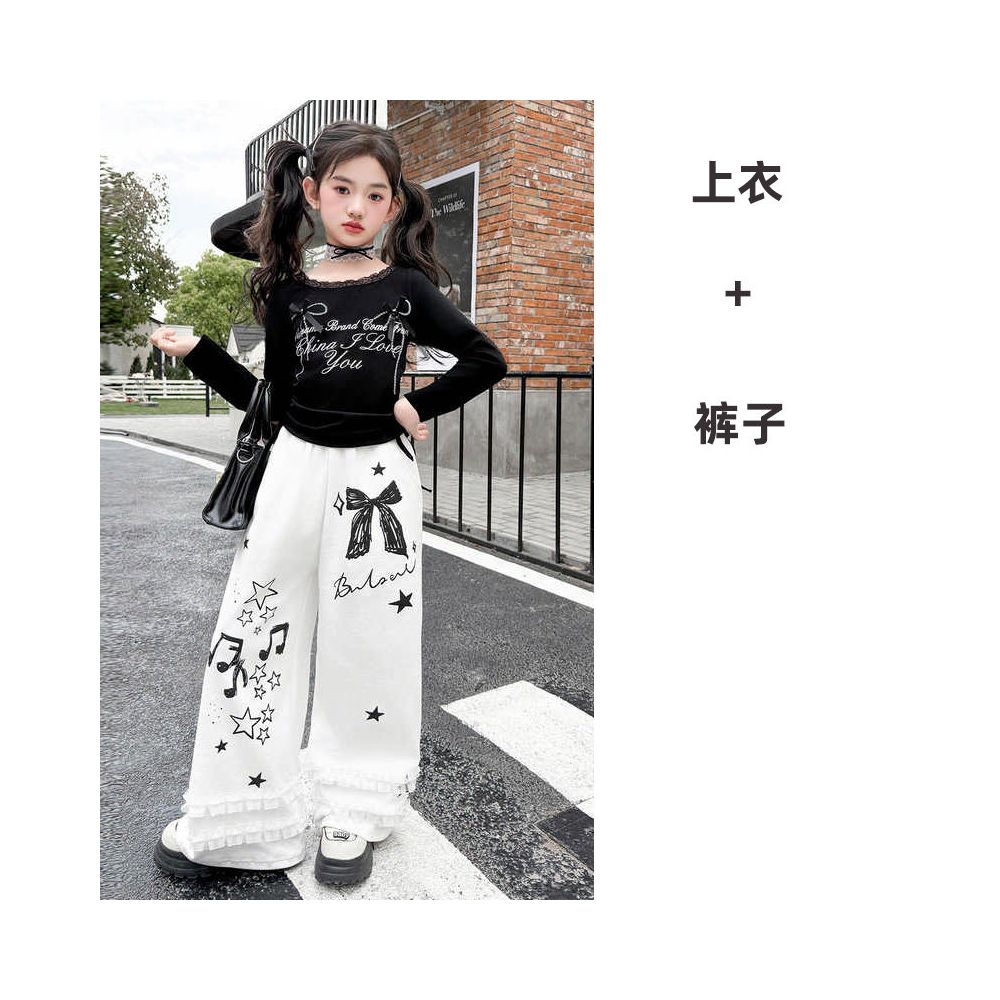 Girls Jazz Dance Set Spring and Autumn Set 2025 New Style Girls Dance Performance Clothing Trendy Cool Fashion Dressing Street Dance