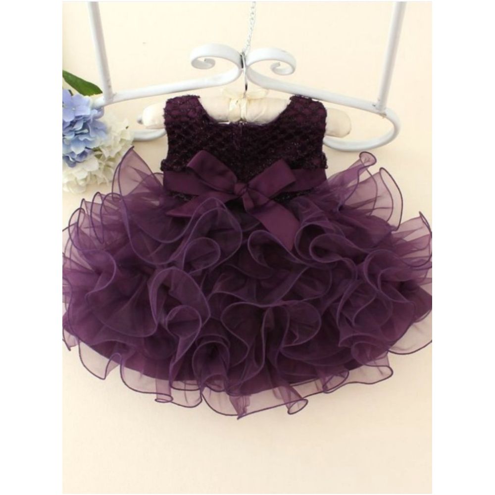 Girls formal dress princess dress children s fluffy dress flower girl wedding dress stylish baby and toddler birthday veil dress image 0