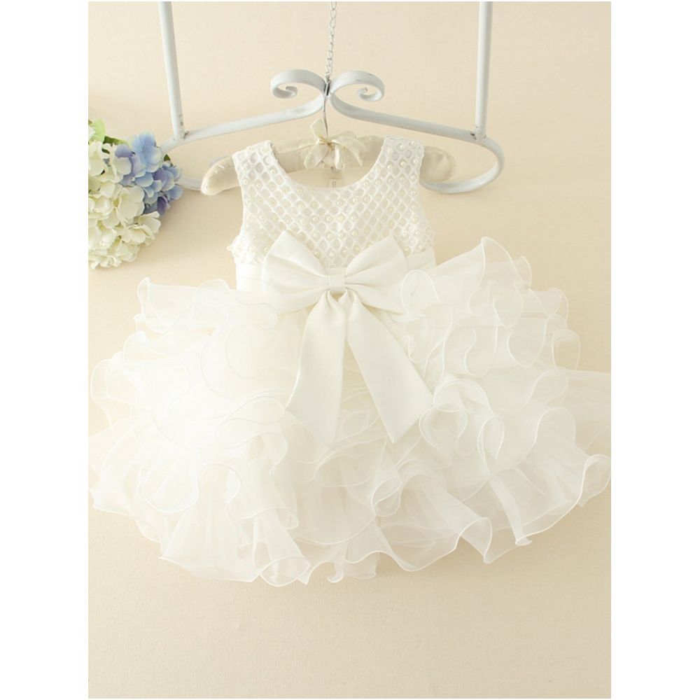 Girls formal dress princess dress children s fluffy dress flower girl wedding dress stylish baby and toddler birthday veil dress image 2