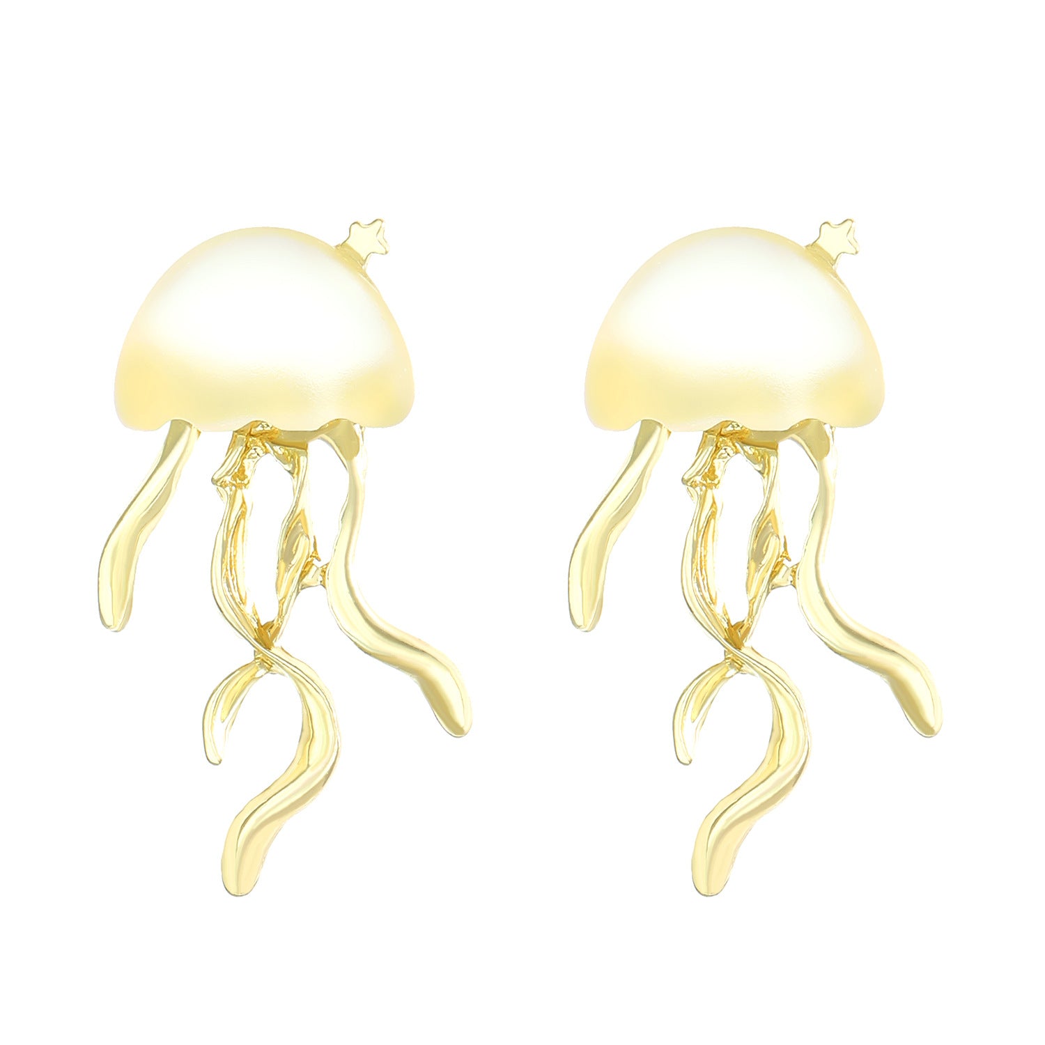 Alloy Jellyfish Tassel Necklace For Women