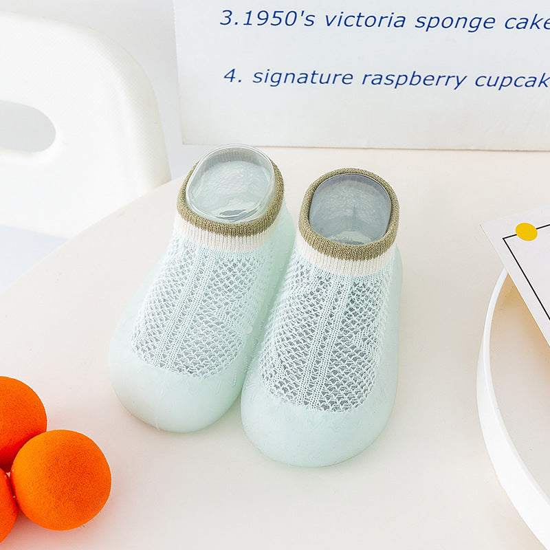 Children's Mesh Anti-mosquito Sock Shoes Baby Summer Baby Non-slip Room Socks