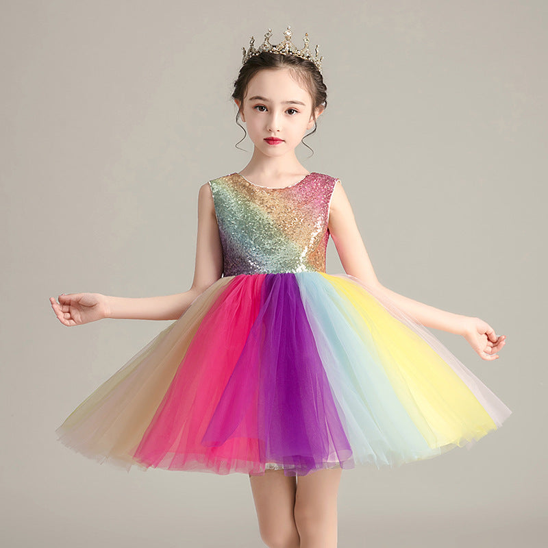 Girls summer wedding dress skirt