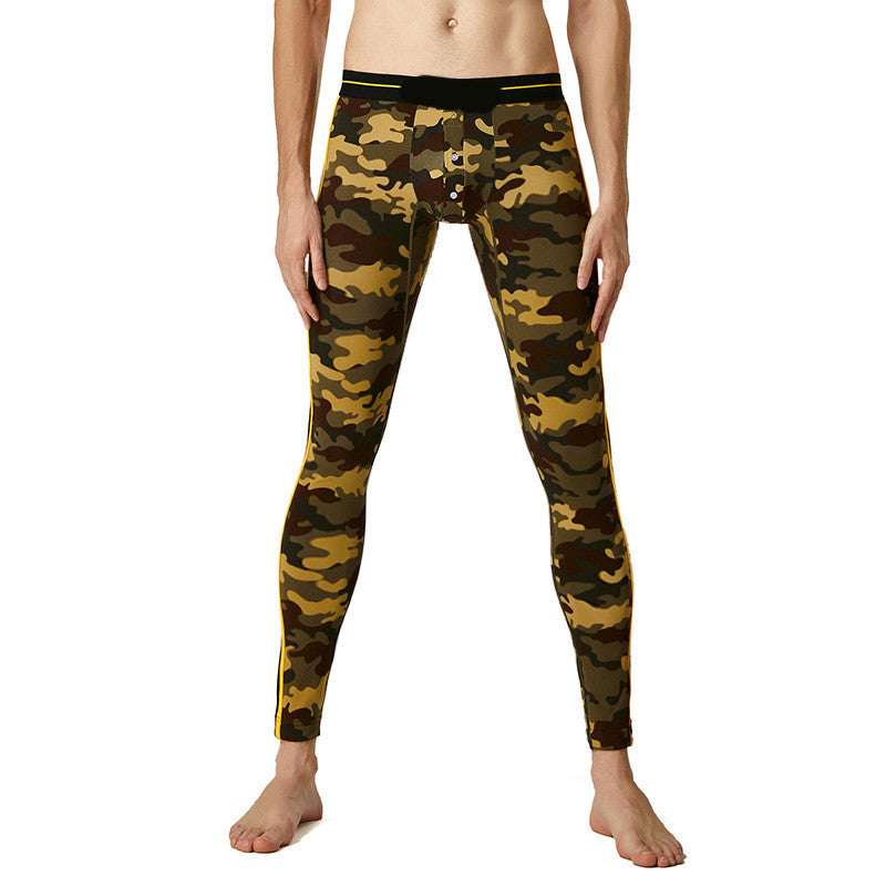 Men's Thin Leggings Warm Pants