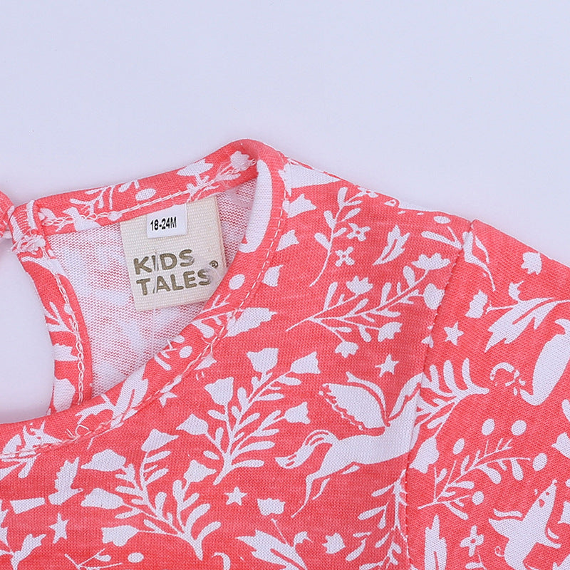Summer Girls Dress New Short Sleeve