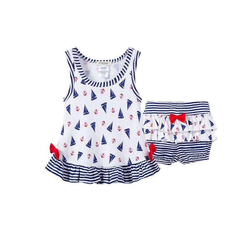 Breathable Girls' Suit Summer Sleeveless Flower Dress