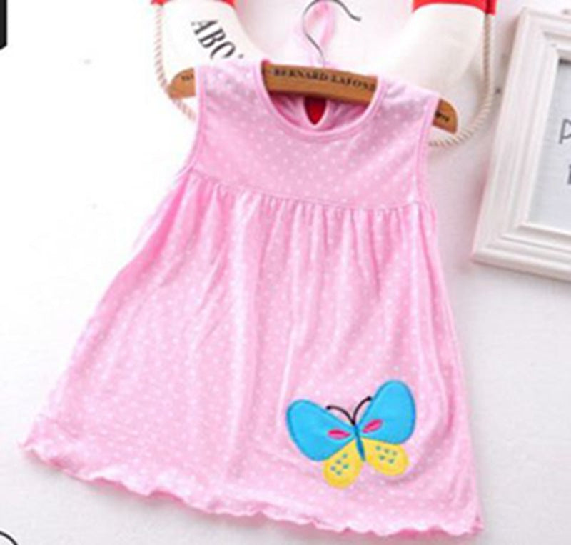 Baby Girl Clothes Cotton Vest Princess Dress
