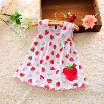 Baby Girl Clothes Cotton Vest Princess Dress