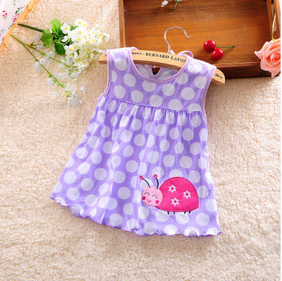 Baby Girl Clothes Cotton Vest Princess Dress