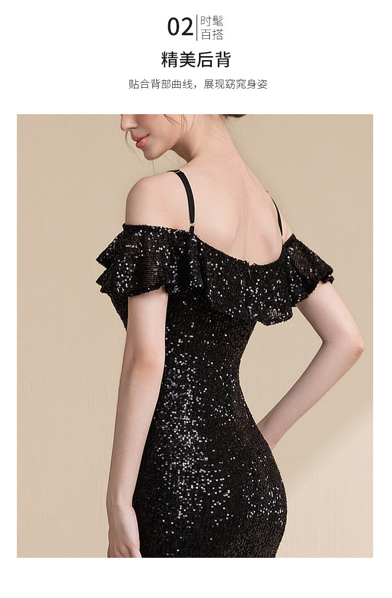 Evening gown for women, elegant and luxurious, high-end and sophisticated