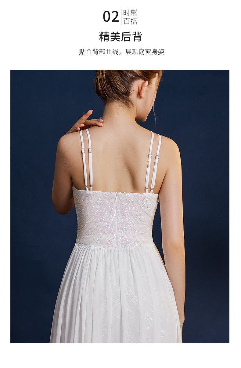 High-end elegant evening gown for brides, wedding banquets Dress (