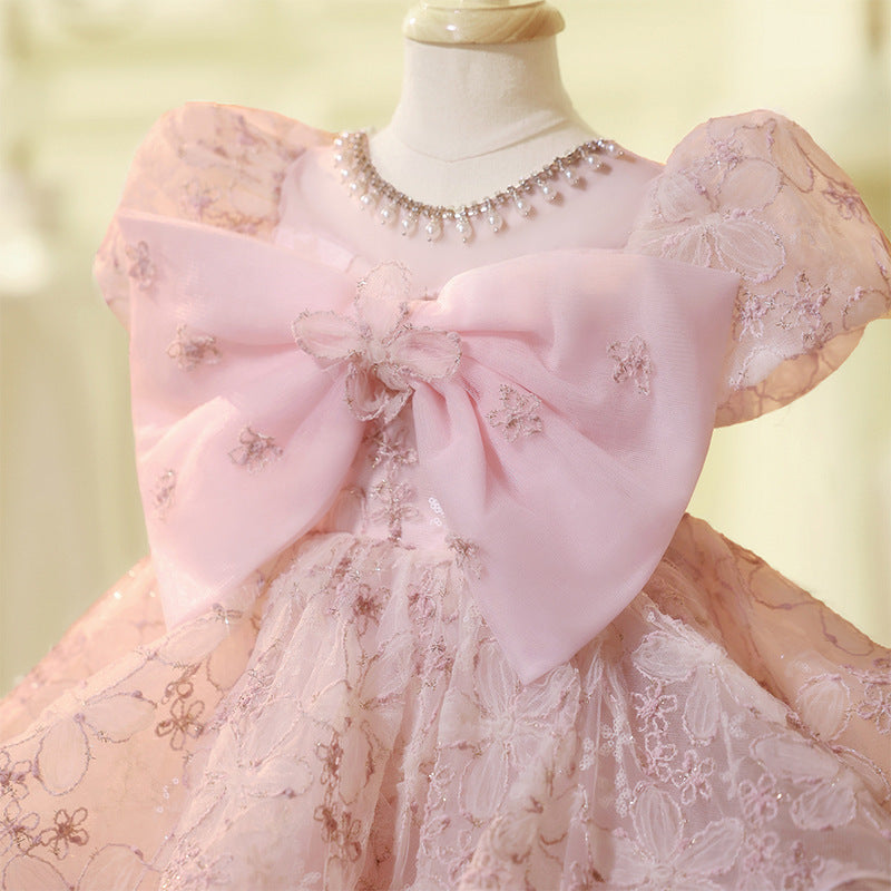 Baby Girl Princess Dress Piano Playing Dinner Suit