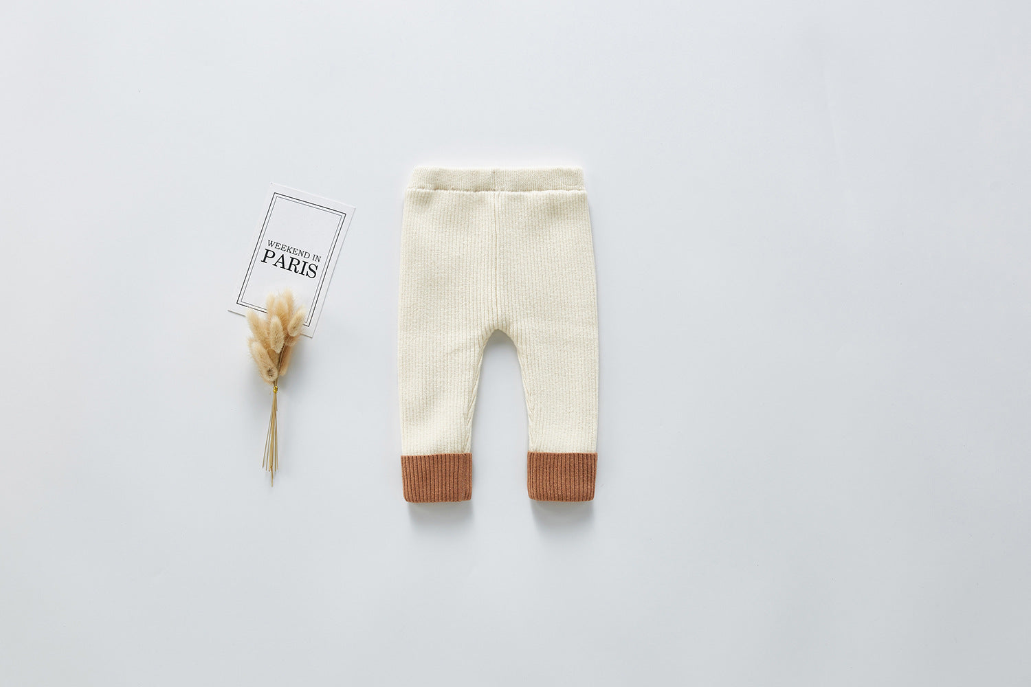 Plush thickened leggings knit pants
