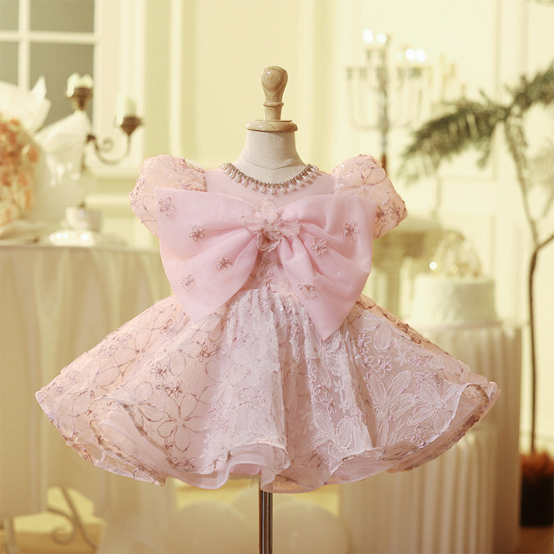 Baby Girl Princess Dress Piano Playing Dinner Suit