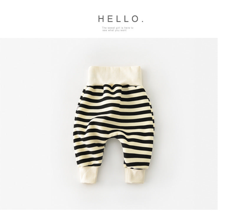 Autumn New Boys And Girls Baby Cute Three-dimensional High-waisted Leggings Pants