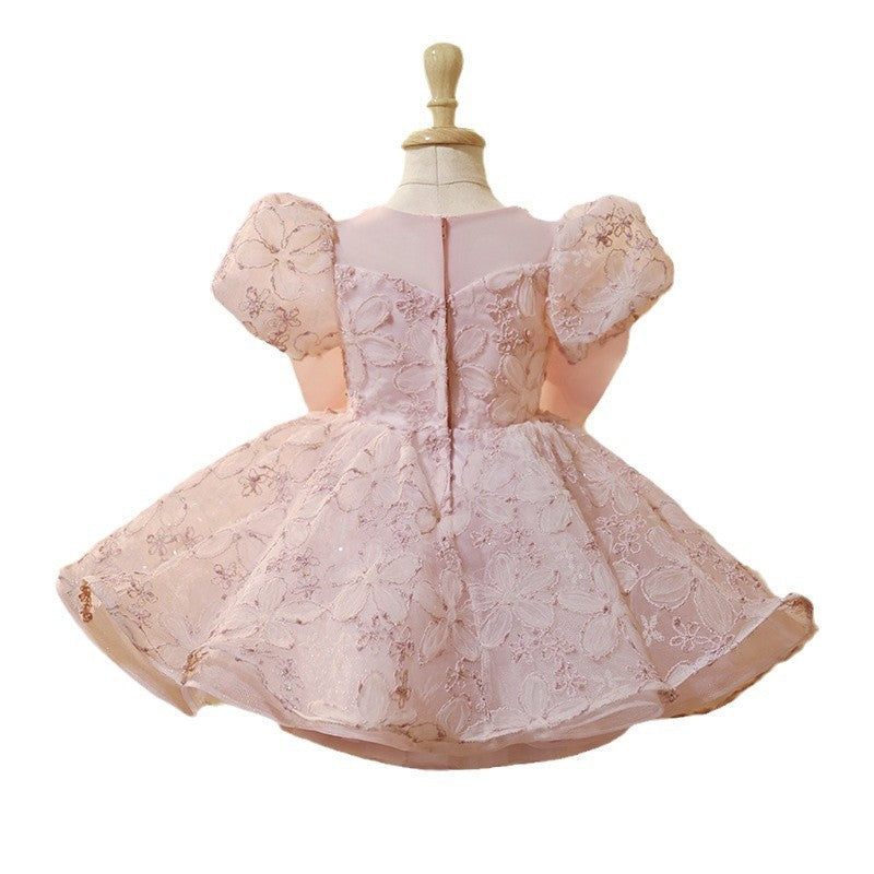 Baby Girl Princess Dress Piano Playing Dinner Suit