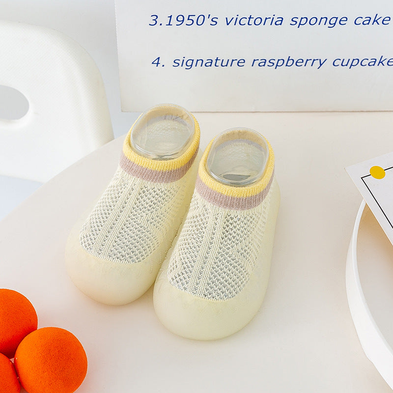 Children's Mesh Anti-mosquito Sock Shoes Baby Summer Baby Non-slip Room Socks