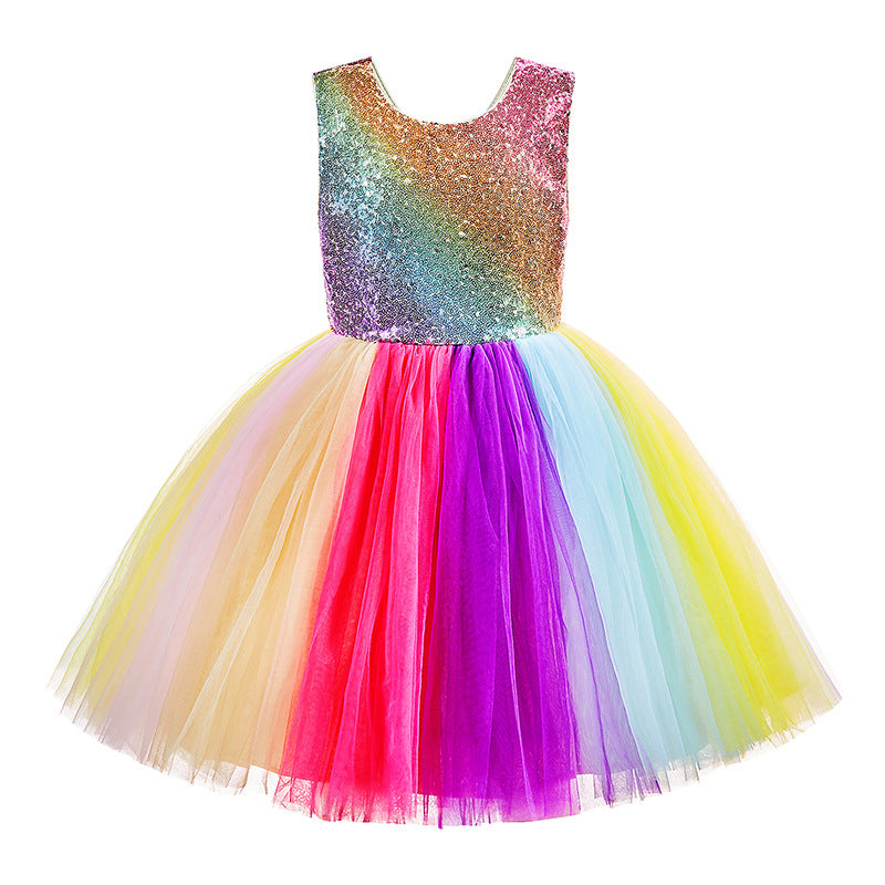Girls summer wedding dress skirt