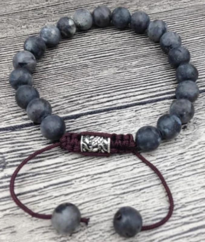 Retro Buddha Bead Pendant Bracelet