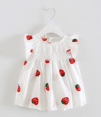 Baby Dress Girl Summer Short Sleeved Princess Skirt