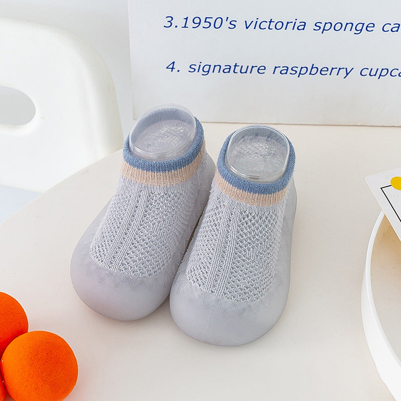 Children's Mesh Anti-mosquito Sock Shoes Baby Summer Baby Non-slip Room Socks